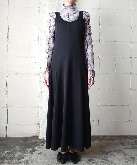 LAUREN Sleeveless Flared Dress BK