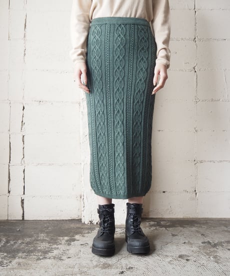Alan Knit Tight Skirt GN