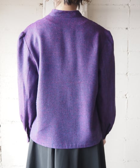 Stand Collar Blouse PUR