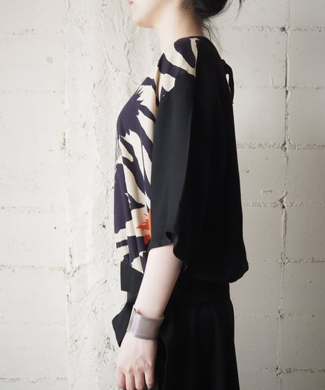 SONIA RYKIEL Zebra Print Blouse BK