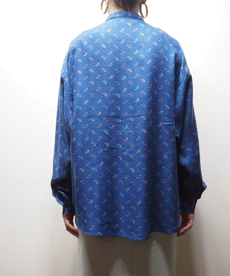 Paisley Pattern Rayon Shirt BL