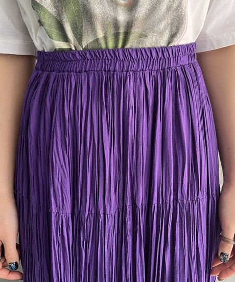 Tiered Easy Skirt PUR