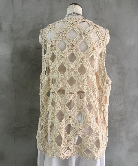 Tape Embroidery Vest IV