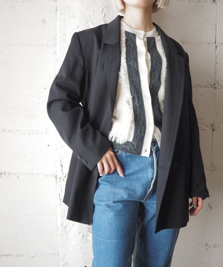 1970's Euro Double Jacket BK