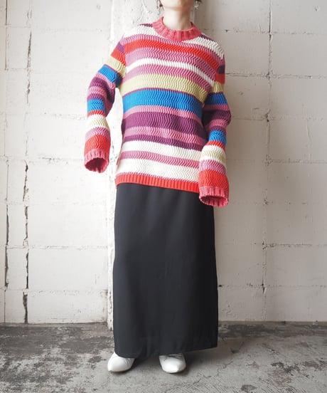 WEEKEND MaxMara Multicolor Stripe Sweater PIYEBL