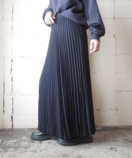 Pleated Long Skirt NV