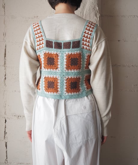 Granny Square Bustier LBL OR BR