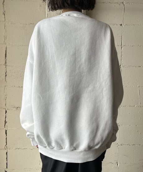 Flower Motif Sweat WH