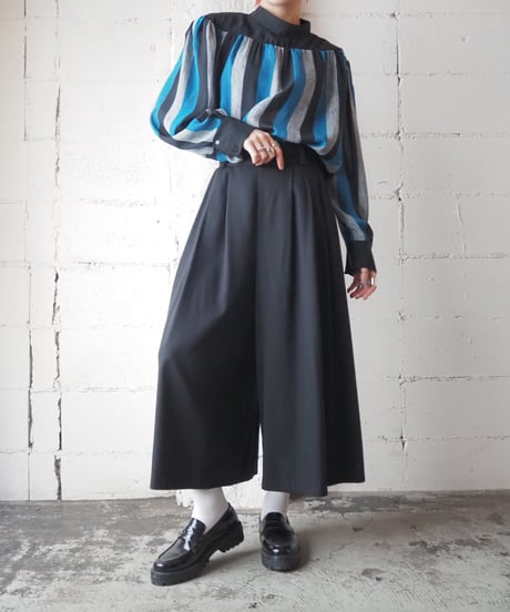 Tuck Gaucho Pants BK