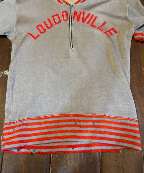 1960's Vintage "LOUDONVILLE" Half Zip Knit GR RE