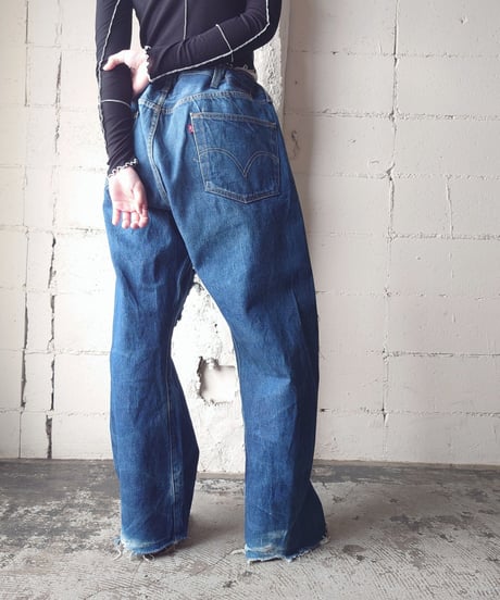 ORFEOMIX Drawstring Crashed Big Denim NV