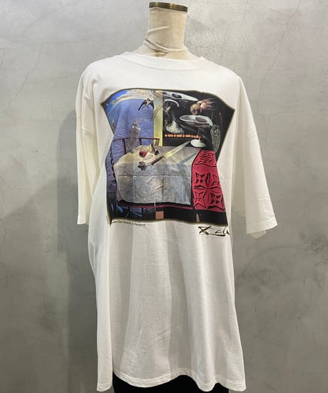 1990's Dead Stock USA Salvador Dali Tee　素早く動いている静物