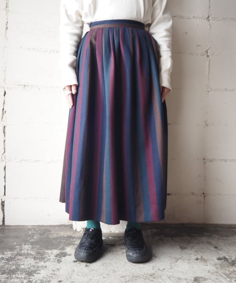 Stripe Tuck Skirt BURNV