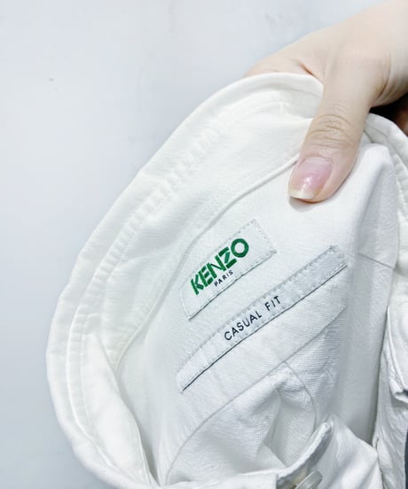 KENZO Tiger Embroidery Shirt WH