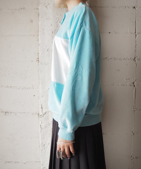 1980's Bicolor Henry Neck Pile Cutsewn LBLWH