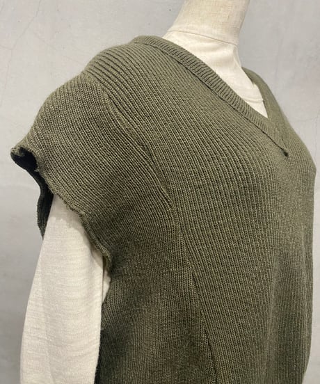 REMAKE 1980's French Army Command Sweater with Arm Warmer KA