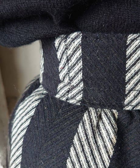 Stripe Flared Vintage Skirt BKGR