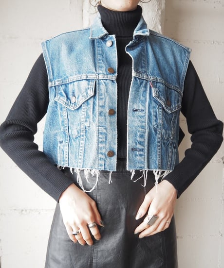 ORFEO Denim Vest Vest BL