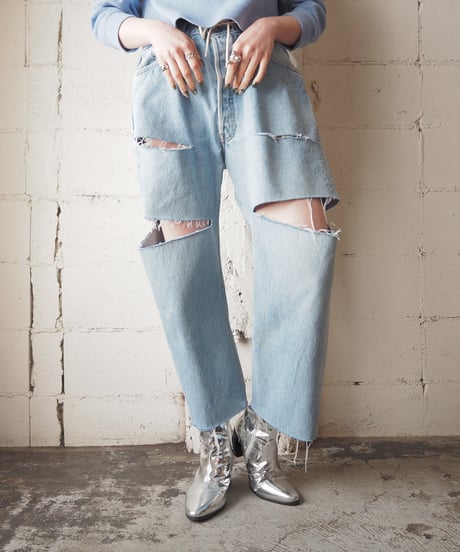 Remake Levi's 501 Crushed Denim LBL