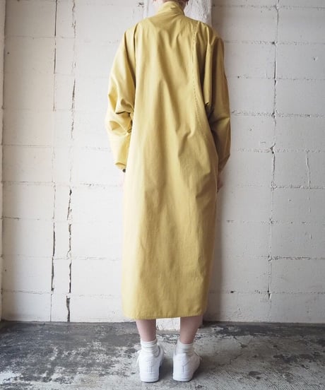 Stand Collar Shirt Dress YE