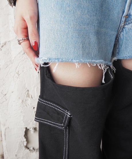 REMAKE Levi's×Cargo Docking Pants LBLBK