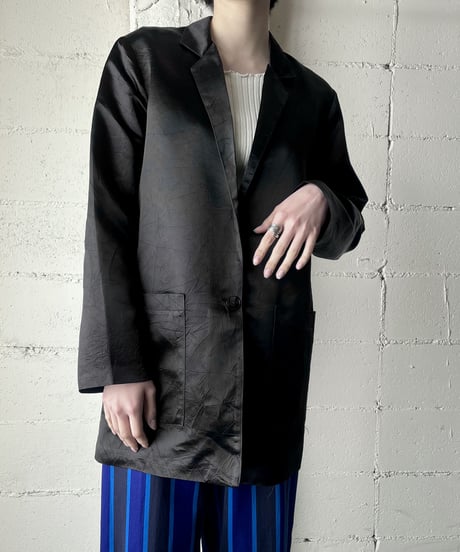 Satin Tailored Jacket BK