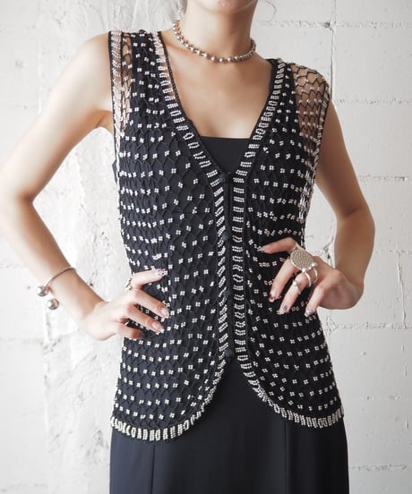 Beads CrochetVest BKSV