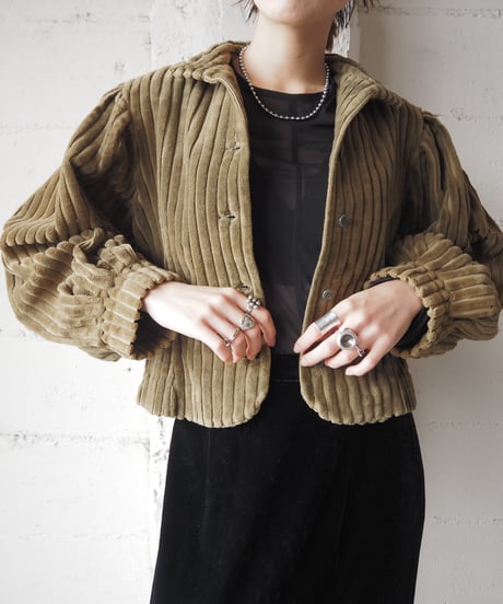 Volume Sleeve Corduroy Jacket MU