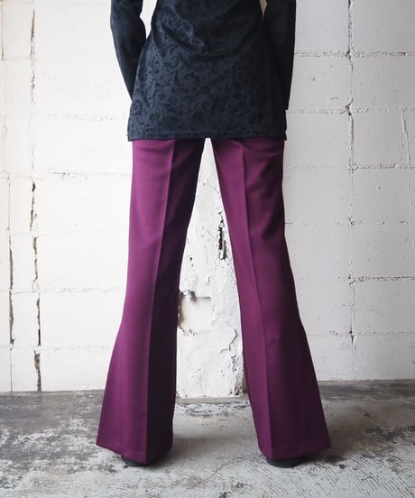 Flared Hem Pants BUR
