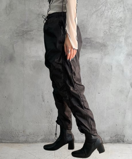 Side Drawstring Pants BK