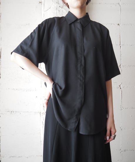 s/s Rayon Shirt BK