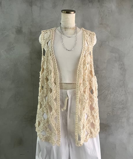 Tape Embroidery Vest IV