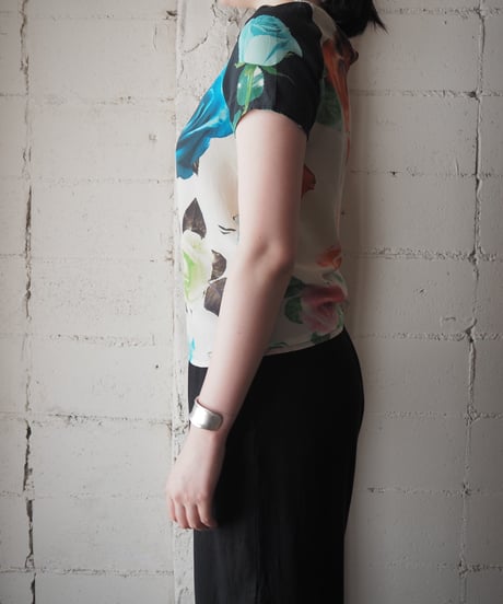 shakuhachi Floral Silk Top IV