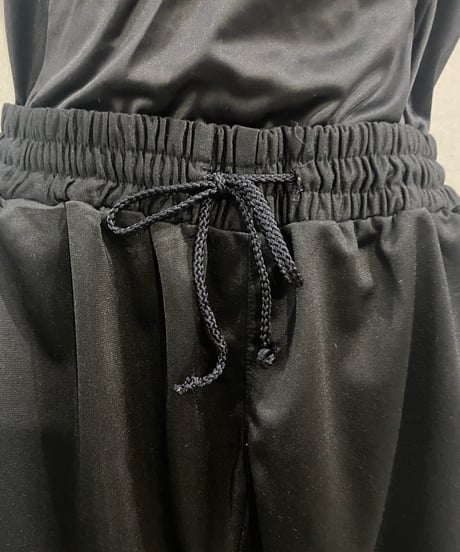 REMAKE Drawstrings Side Snap Track Skirt BK WH RE