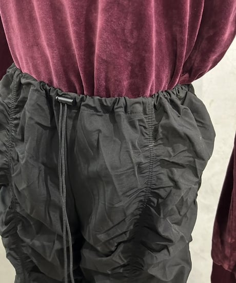 Many Drawstring Design Pants BK