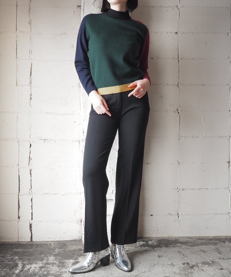 Mock Neck Crazy Color Knit REGNNV