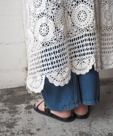 Remake Euro Vintage Crochet Over Skirt IV