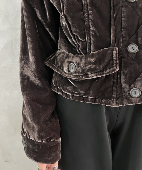 Velour Pocket Jacket PURBR
