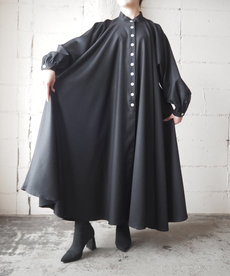 【Orfeo ORIGINAL】 Circular Dress BK