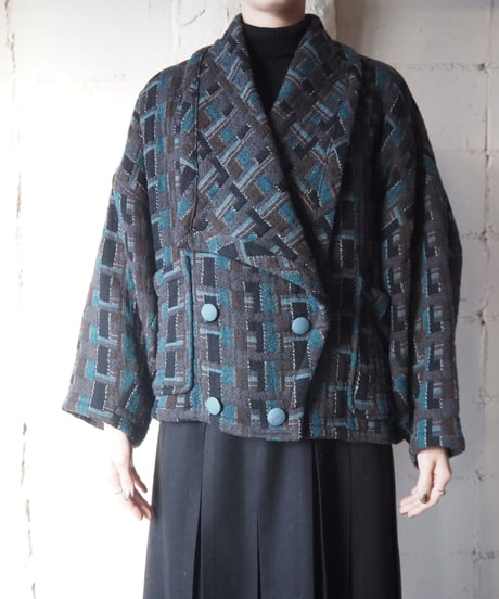 Dolman Sleeve Pattern Jacket NVBK