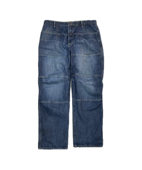MARITHÉ FRANÇOIS GIRBAUD Switching Design Denim Pants (W35) BL