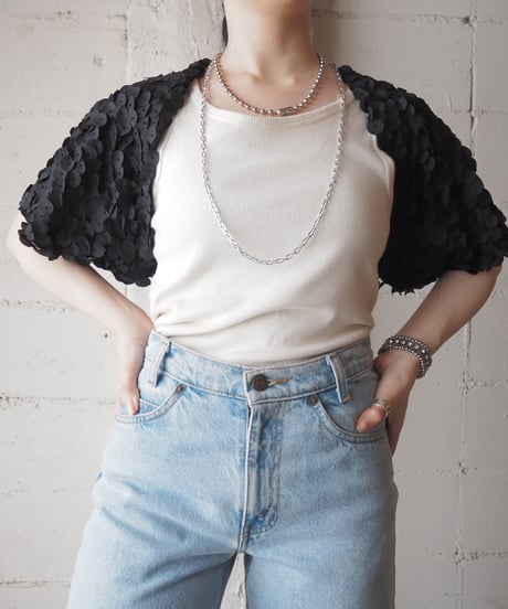 WEEKEND MaxMara Circle Motif Bolero BK