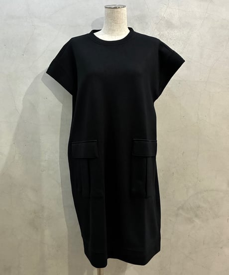 KARL LAGERFELD Sleeveless Pockets Dress BK