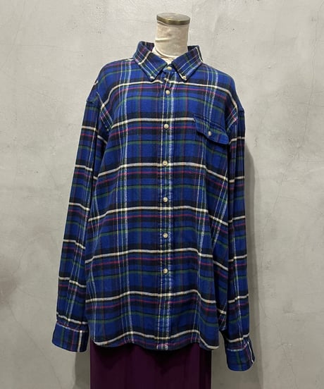 Ralph Lauren 2XL Wool Check Shirt BL