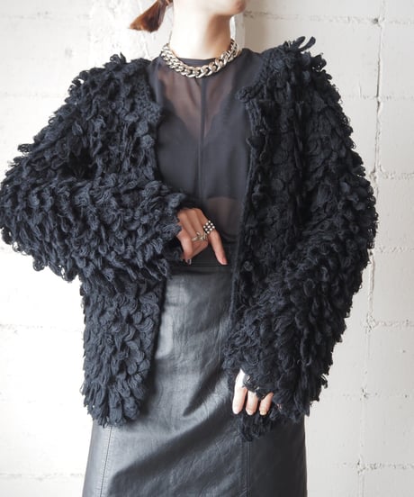 Loop Knit Cardigan BK