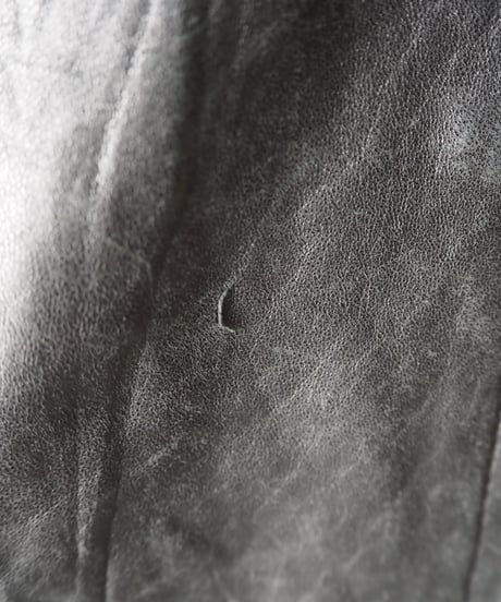 Zip Up Leather Jacket BK