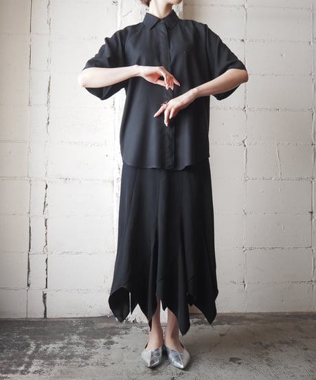 s/s Rayon Shirt BK