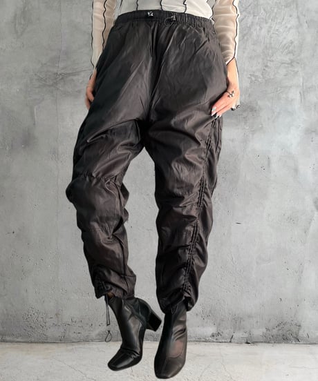 Side Drawstring Pants BK