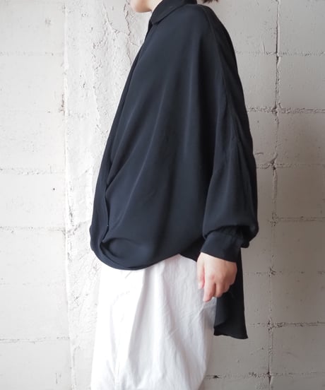 Dolman Sleeve Design Rayon Shirt BK