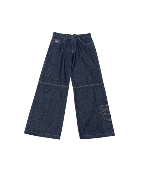 Stitch Design Wide Denim Pants NV